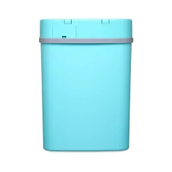 Plastic Sensor Trash Can, 3.2-Gallon, Teal Blue (DZT-12-5TB)<Nine Stars Clearance