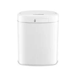 Plastic Sensor Trash Can, 2.6-Gallon, White (DZT-10-29)<Nine Stars Hot