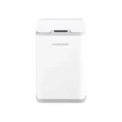 Plastic Sensor Trash Can, 2.6-Gallon, White (DZT-10-35)<Nine Stars Discount