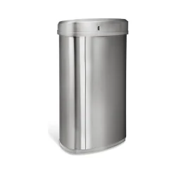 Stainless Steel Sensor Trash Can, 13.2-Gallon, Silver (DZT-50-29SL)<Nine Stars Hot