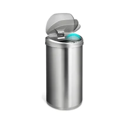 Stainless Steel Sensor Trash Can, 13.2-Gallon, Silver (DZT-50-29SL)<Nine Stars Hot
