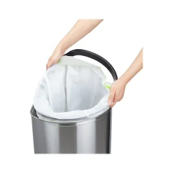 Stainless Steel Sensor Trash Can, 13.2-Gallon, Silver (DZT-50-29SL)<Nine Stars Hot