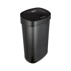 Stainless Steel Sensor Trash Can, 13.2-Gallon, Black (DZT-50-9BK)<Nine Stars Outlet