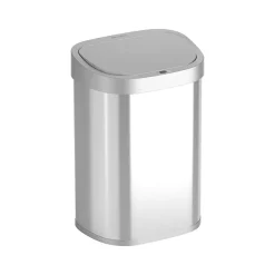 Stainless Steel Sensor Trash Can, 21.1-Gallon, Silver (DZT-80-35)<Nine Stars Best