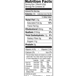 Nonni's Nonni’s individually wrapped Salted Caramel Italian Biscotti Cookies , 25 Packs/Box (NSD97670)