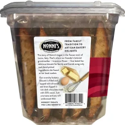 Nonni's Nonni’s individually wrapped Dark Chocolate Italian Biscotti Cookies, 21.5 oz., (NSD97651)