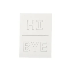 Post-It Notes*Post-it Noted by ® Grey Hi and Bye Notes, 2.9