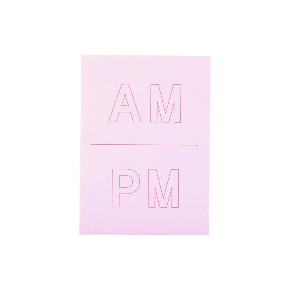 Post-It Notes*Post-it Noted by ® Lilac A.M. and P.M. Notes, 2.9" x 4", 100 Sheets/Pad