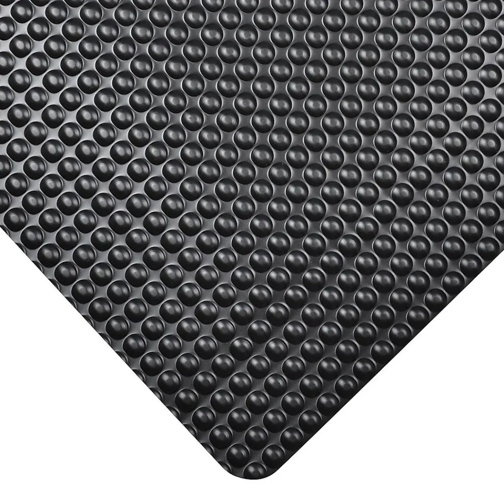 NoTrax Bubble Trax Grande Vinyl Dry Safety/Anti-Fatigue Floor Mat, 2' x 3', Black (982S0023BL)