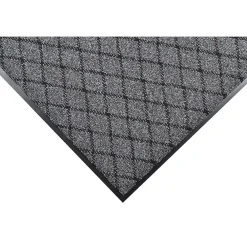 NoTrax Evergreen Diamond Nylon Fiber Superior Entrance Floor Mat, 3' x 10', Charcoal