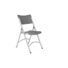 Folding & Stacking*National Public Seating NPS 600 Series Heavy Duty Plastic Folding Chair, Charcoal Slate, 100 Pack (620/100)