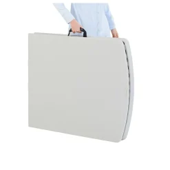 Folding Tables*National Public Seating NPS Heavy Duty Fold-in-Half Table, 30 x 72, Speckled Gray (BMFIH30721)