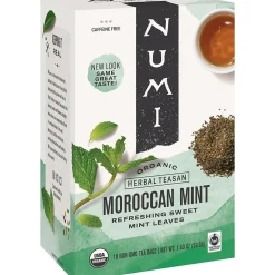 Numi Decaf Moroccan Mint Tea Bags, 18/Box (878237)