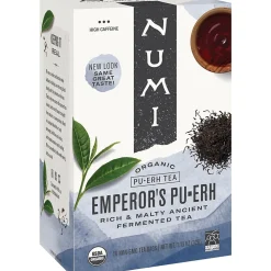 Numi ® Emperor's Organic Pu-erh Tea, Higher Caffeine, 16 Bags/Box