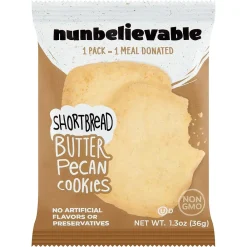 Nunbelievable Butter Pecan Shortbread Cookie, 1.3 oz, 18/Pack (220-02246)
