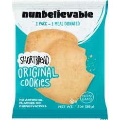 Nunbelievable Original Shortbread Cookie, 1.3 oz, 18/Pack (220-02244)
