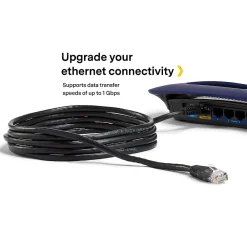 NXT Technologies ™ 14' CAT-6 Cable, Black (NX29776)