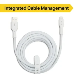 ™ 10 Ft. Braided Lightning to USB Cable, White (NX60463)<NXT Technologies Discount