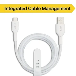 ™ 4 Ft. Braided USB-C to USB-A Cable, White (NX60474)<NXT Technologies Hot