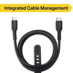 ™ 4 Ft. Braided USB-C to Lightning Cable for iPhone/iPad/iPod touch, Black (LBA020-4BKST)<NXT Technologies Hot