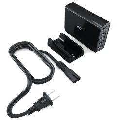 NXT Technologies 5 ft. Charging Station, 5 USB Ports, Black (NX56821)