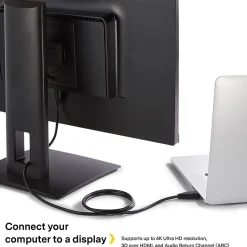 NXT Technologies ™ 12' HDMI to HDMI Audio/Video Cable, Male to Male, Black (NX29740)