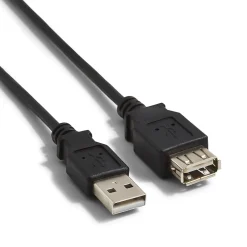 NXT Technologies ™ 15' USB A to USB A Cable, Male to Female, Black (NX29741)