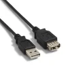 NXT Technologies ™ 6' USB A to USB A Cable, Male to Female, Black (NX29753)