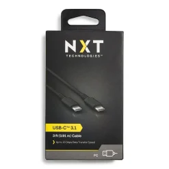 NXT Technologies ™ 3' USB C, Black (NX56854)