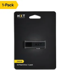NXT Technologies 256GB USB 3.0 Type-A Flash Drive, Black (NX56882-US/CC)