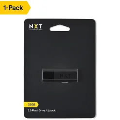 NXT Technologies ™ 32GB USB 3.0 Type A Flash Drive, Black (NX27996-US/CC)