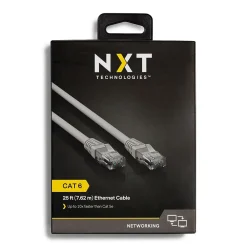 NXT Technologies ™ NX56840 25' CAT-6 Cable, Gray