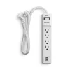 NXT Technologies ™ 4-Outlet Plus USB Surge Protector, 3' Cord, 600 Joules (NX54310)