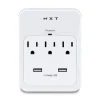 NXT Technologies ™ 3-Outlet Plus USB Surge Protector Wall Mount, 600 Joules (NX54320)
