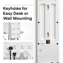NXT Technologies ™ 8-Outlet Plus USB Surge Protector, 6' Cord, 2100 Joules (NX54317)