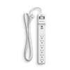 NXT Technologies ™ 6-Outlet Plus USB Surge Protector, 4' Cord, 1500 Joules (NX61426)