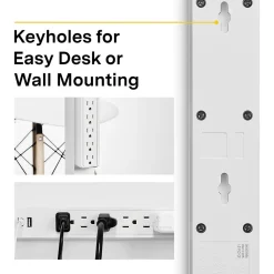 NXT Technologies ™ 6-Outlet Plus USB Surge Protector, 4' Cord, 1500 Joules (NX61426)