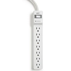 NXT Technologies ™ 7-Outlet Surge Protector, 6' Cord, 1200 Joules (NX54316)