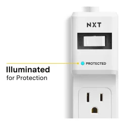 NXT Technologies ™ 6-Outlet Surge Protector, 8' Cord, 900 Joules (NX54314)
