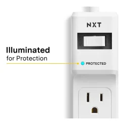 NXT Technologies ™ 6-Outlet Surge Protector, 12' Cord, 900 Joules (NX61425)