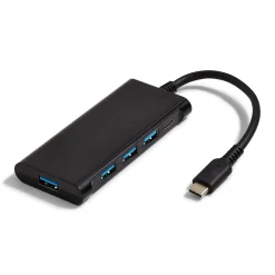 NXT Technologies 4-Port USB-C Hub, Black (NX60398)