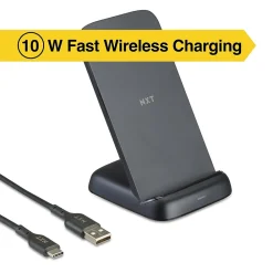 ™ Qi Wireless Charging Stand, Black (NX60455)<NXT Technologies