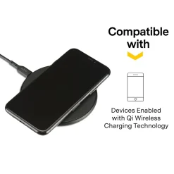 ™ Qi Wireless Charger with USB-C Cable, Black (NX60454)<NXT Technologies Online
