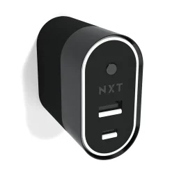 ™ Universal 2-Port USB-C and USB-A Phone Charger, Black (NX54344)<NXT Technologies