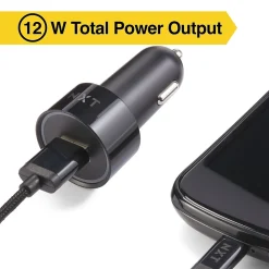 ™ Universal 1 USB Port Car Charger, Black (NX54335)<NXT Technologies Online