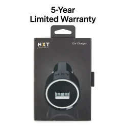 ™ Universal 1 USB Port Car Charger, Black (NX54335)<NXT Technologies Online