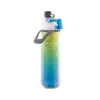 O2COOL Elite Mist ‘N Sip Water Bottle, Ombre Blue, 20 Oz. (HMLDP07 OMB)