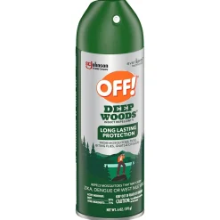 OFF!  Deep Woods V Aerosol for Mosquitos, Alcohol Odor, 6 oz. (333242)