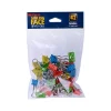 Clips & Fasteners|Officemate Smiling Face Small Binder Clips, 0.38" Capacity, Assorted Colors, 42 Clips/Pack (31090)