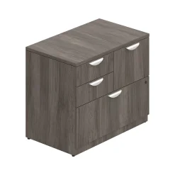 Storage Cabinets*Offices to go 29.5" Laminate Mixed Storage Unit with Lock with 4 shelves, Artisan Gray (TDSL3622MSF-AGL)